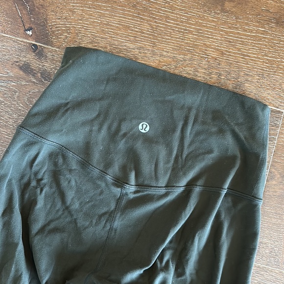 Lululemon Align Olive Green Cropped Leggings - Picture 2 of 3